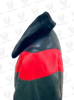 Red Green And Black Bomber Leather Jacket 13 Red Green And Black Bomber Leather Jacket -Us Military Jacket 01