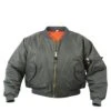 Rothco MA-1 Bomber Jacket 2 Rothco MA-1 Bomber Jacket -Us Military Jacket 1 4