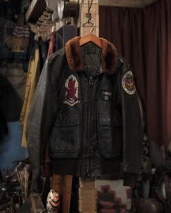 1950s Us Navy Korean War G-1 Leather Flight Jacket