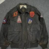 1994 Top Gun G-1 Brown Leather Flight Jacket 1 1994 Top Gun G-1 Brown Leather Flight Jacket -Us Military Jacket 1994 Top Gun G 1 Brown Leather Flight Jacket