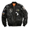 Men’s Top Gun Aviator Bomber Jacket -Us Military Jacket 2 1