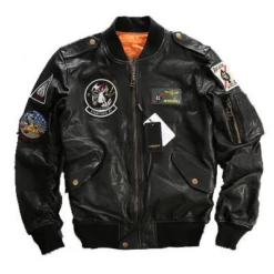 Men’s Top Gun Aviator Bomber Jacket