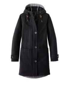 Women’s Bean’s West End Wool Pea Coat -Us Military Jacket 514668 1 41 1