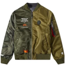 A Bathing Ape Aape X Alpha Industries Reversible Camo Ma-1 Jacket -Us Military Jacket A Bathing Ape Aape X Alpha Industries Reversible Ma 1 Jacket