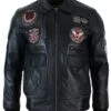 Air Force Black Leather Pilot Aviator Flying Jacket 1 Air Force Black Leather Pilot Aviator Flying Jacket -Us Military Jacket Air Force Black Leather Pilot Aviator Flying Jacket 1