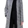 Akris Punto Lacquered Tweed Rain Coat With Removable Lining