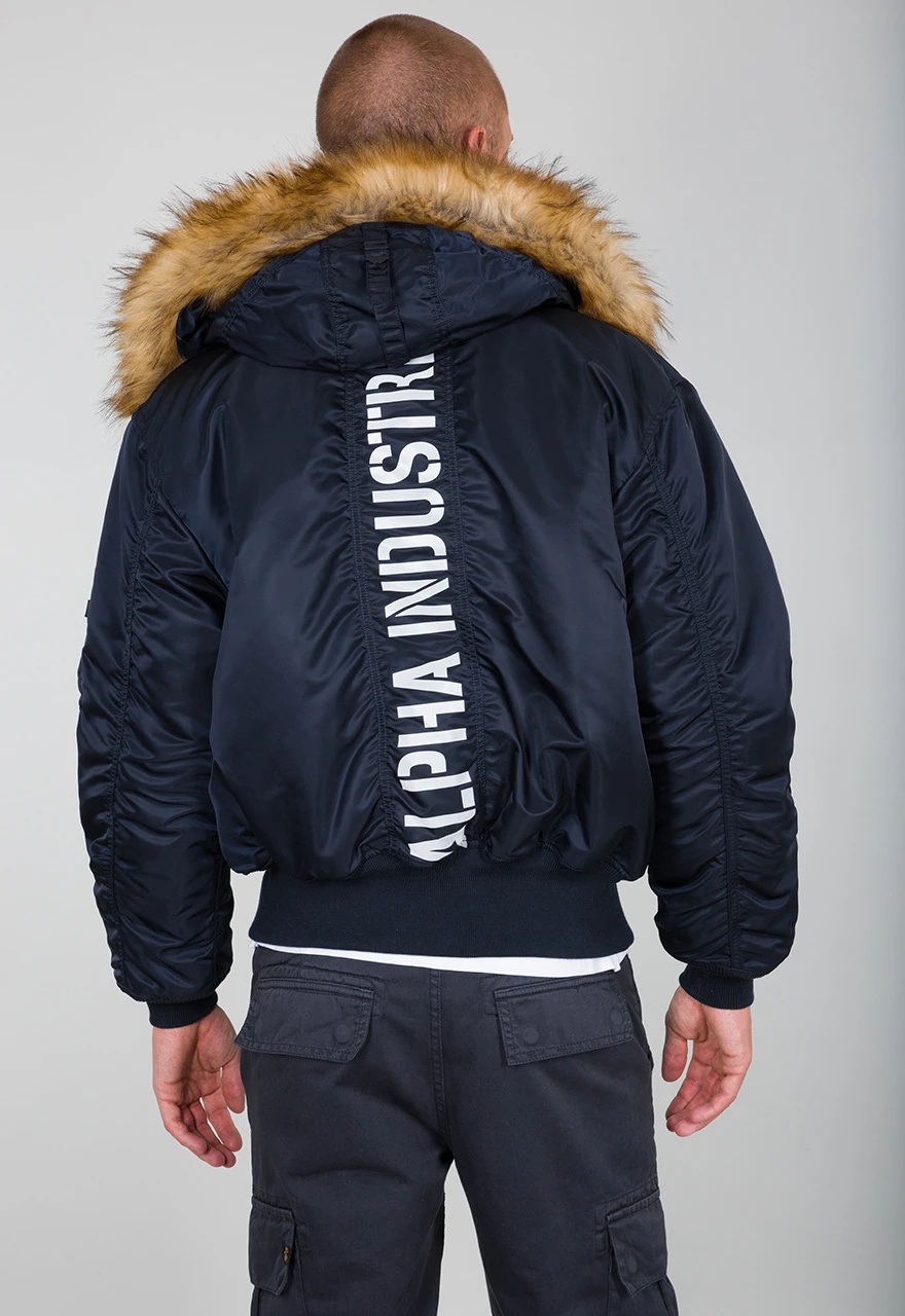 Alpha Industries 45P Navy Blue Hooded Parka Jacket 7 Alpha Industries 45P Navy Blue Hooded Parka Jacket - Image 5