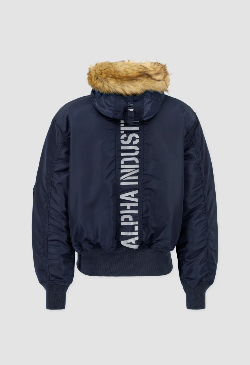 Alpha Industries 45P Navy Blue Hooded Parka Jacket 3 Alpha Industries 45P Navy Blue Hooded Parka Jacket