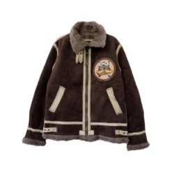 Alpha Industries 61st Fighter Squadron B-3 Brown Flight Jacket