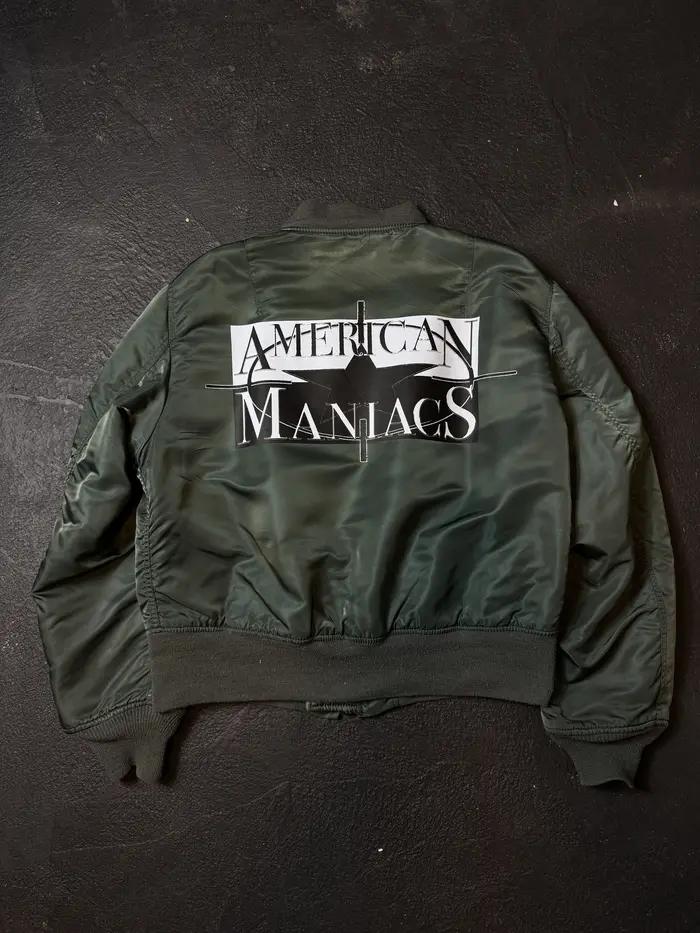 Alpha Industries American Man Lags Green Ma-1 Bomber Jacket 3 Alpha Industries American Man Lags Green Ma-1 Bomber Jacket