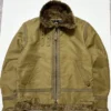 Alpha Industries B-3 Army Fur Lined Olive Green Jacket -Us Military Jacket Alpha Industries B 3 Army Fur Lined Olive Green Jacket 1