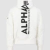 Alpha Industries Ma-1 Back Print White Hooded Jacket 1 Alpha Industries Ma-1 Back Print White Hooded Jacket -Us Military Jacket Alpha Industries Ma 1 Back Print White Hooded Jacket 1