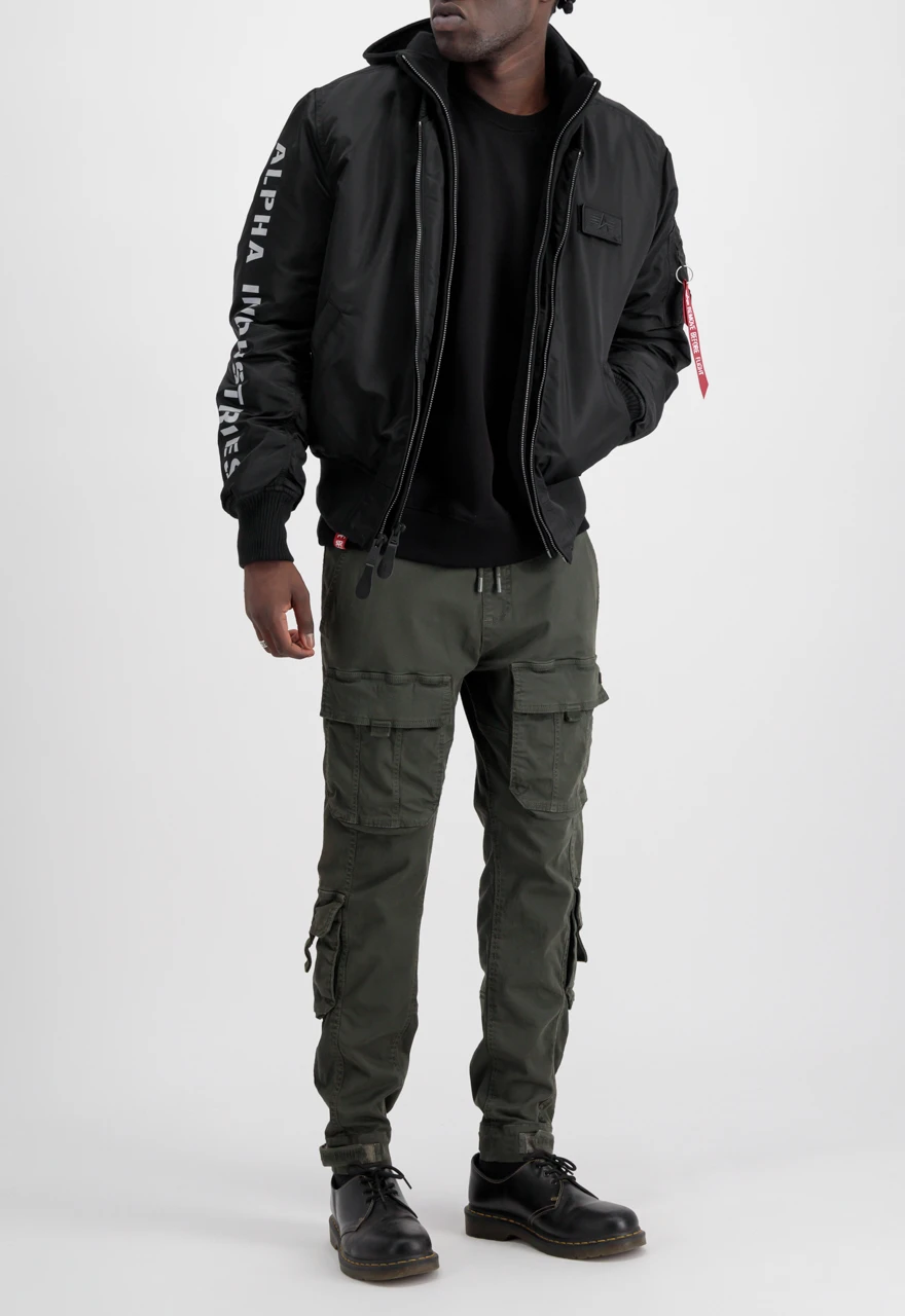 Alpha Industries Ma-1 Black And Reflective Hooded Jacket 4 Alpha Industries Ma-1 Black And Reflective Hooded Jacket - Image 2