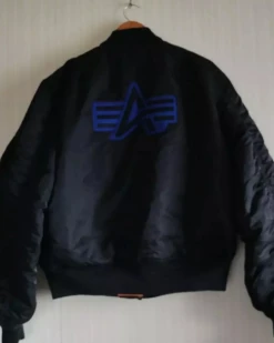 Alpha Industries Ma-1 Flight Black Jacket -Us Military Jacket Alpha Industries Ma 1 Black Jacket