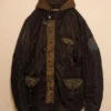 Alpha Industries Ma-1 Brown Hooded Jacket -Us Military Jacket Alpha Industries Ma 1 Brown Hooded Jacket