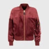 Alpha Industries Ma-1 Burgandy Bomber Jacket 1 Alpha Industries Ma-1 Burgandy Bomber Jacket -Us Military Jacket Alpha Industries Ma 1 Burgandy Bomber Jacket