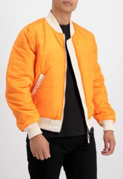 Alpha Industries Ma-1 Fighter Squadron Reversible Bomber Jacket -Us Military Jacket Alpha Industries Ma 1 Fighter Squadron Reversible Jacket