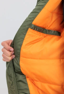 Alpha Industries Ma-1 Green Hooded Bomber Jacket -Us Military Jacket Alpha Industries Ma 1 Green Bomber Jacket 1