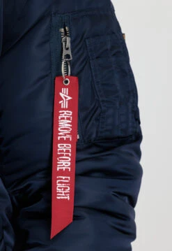 Alpha Industries Ma-1 Navy Blue Hooded Bomber Jacket -Us Military Jacket Alpha Industries Ma 1 Navy Blue Bomber Jacket