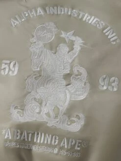 Alpha X Bape Ma-1 Olive Drab Bomber Jacket 10 Alpha X Bape Ma-1 Olive Drab Bomber Jacket -Us Military Jacket Alpha X Bape Ma 1 Olive Drab Jacket 1