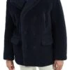 Ashbury UGG Fluff Navy Blue Faux Fur Peacoat