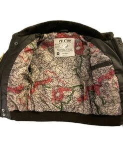 Authentic Top Gun Green Bomber Aviator Flight Jacket -Us Military Jacket Authentic Top Gun Bomber Aviator Flight Jacket