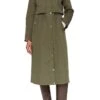 Avec Les Filles Olive Water Resistant Twill Hooded Longline Coat 2 Avec Les Filles Olive Water Resistant Twill Hooded Longline Coat -Us Military Jacket Avec Les Filles Olive Water Resistant Twill Hooded Longline Coat 1