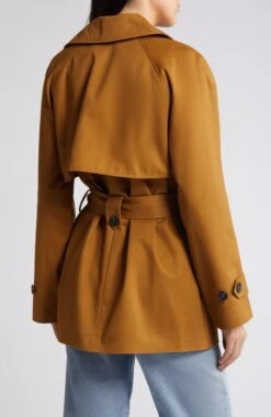 Avec Les Filles Relaxed Belted Twill Trench Coat -Us Military Jacket Avec Les Filles Relaxed Belted Twill Trench Coat 1