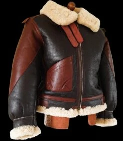 Aviator Flying Pilot B-3 Leather Sheepskin Shearling Jacket -Us Military Jacket Aviator Flying Pilot B 3 Sheepskin Shearling Jacket 1
