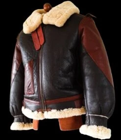 Aviator Flying Pilot B-3 Leather Sheepskin Shearling Jacket -Us Military Jacket Aviator Flying Pilot B 3 Sheepskin Shearling Jacket
