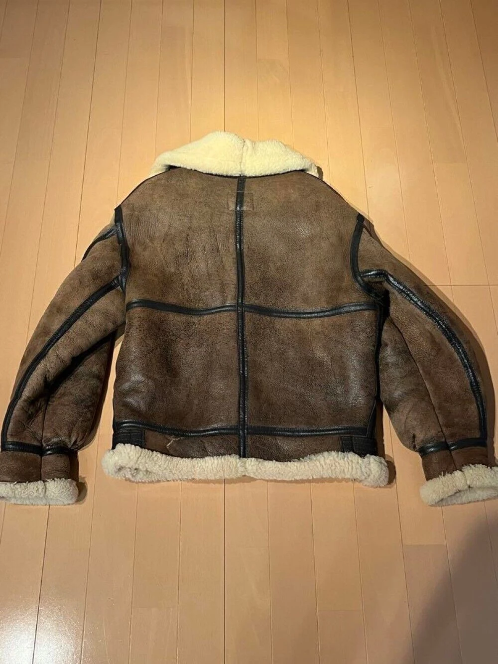 Avirex B-3 Brown Leather Bomber Flight Jacket 4 Avirex B-3 Brown Leather Bomber Flight Jacket - Image 2