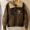 Avirex B-3 Brown Leather Bomber Flight Jacket 1 Avirex B-3 Brown Leather Bomber Flight Jacket -Us Military Jacket Avirex B 3 Brown Leather Bomber Flight Jacket