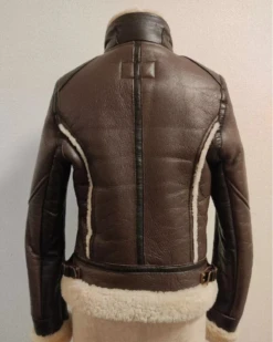 Avirex Type B-3 Hooded Shearling Brown Leather Jacket 9 Avirex Type B-3 Hooded Shearling Brown Leather Jacket -Us Military Jacket Avirex B 3 Hooded Shearling Brown Leather Jacket