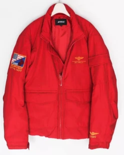 Avirex Forces By The Sea Red Type G-1 Flight Jacket
