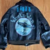 Avirex G-1 Leather Flight Art Piece 80s Hand Painted Jacket