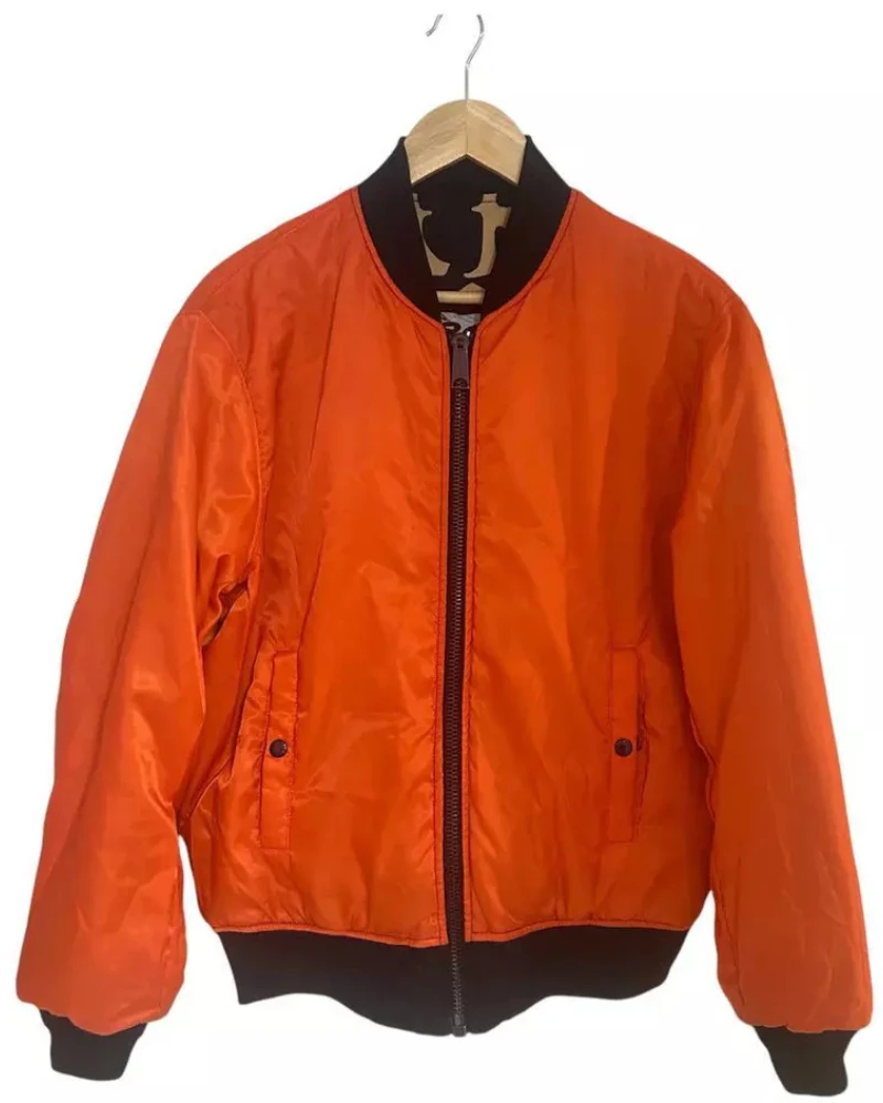 Avirex Ma-1 Soldier Black Reversible Flight Jacket 5 Avirex Ma-1 Soldier Black Reversible Flight Jacket - Image 3