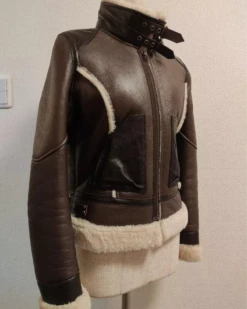 Avirex Type B-3 Hooded Shearling Brown Leather Jacket 8 Avirex Type B-3 Hooded Shearling Brown Leather Jacket -Us Military Jacket Avirex Type B 3 Hooded Shearling Brown Jacket