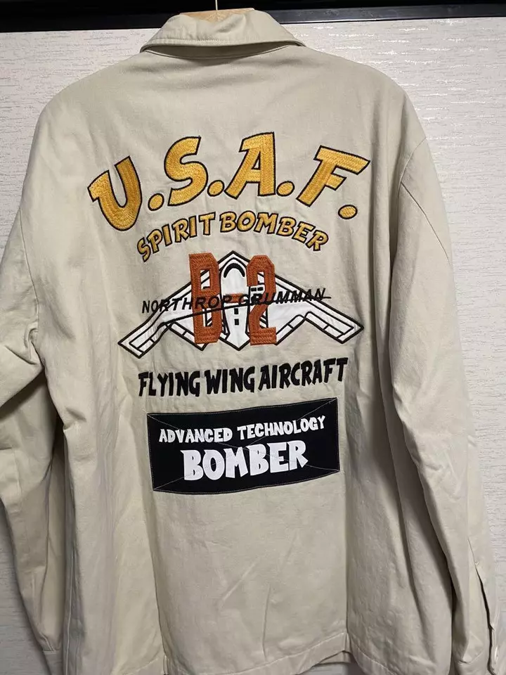 Avirex U.s.a.f. B-2 White Sprit Jacket 4 Avirex U.s.a.f. B-2 White Sprit Jacket - Image 2