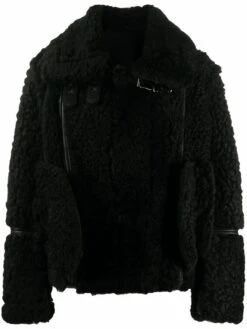 B-3 Bomber Shearling Black Jacket