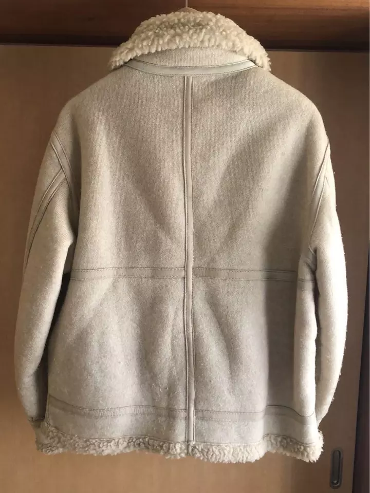 B-3 Nonnative Boa White Fleece Bomber Jacket 4 B-3 Nonnative Boa White Fleece Bomber Jacket - Image 2