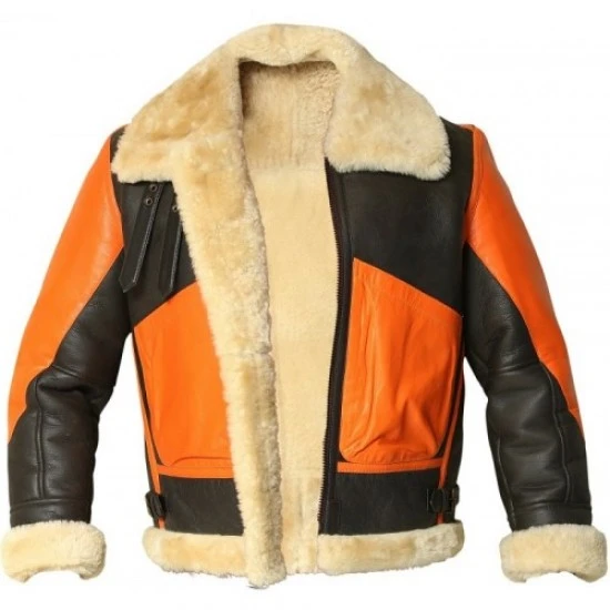 B3 Bomber Aviator Flying Shearling Jacket 3 B3 Bomber Aviator Flying Shearling Jacket