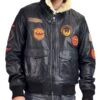 B3 Patched Pilot Bomber Jacket -Us Military Jacket B3 Patched Pilot Bomber Jacket