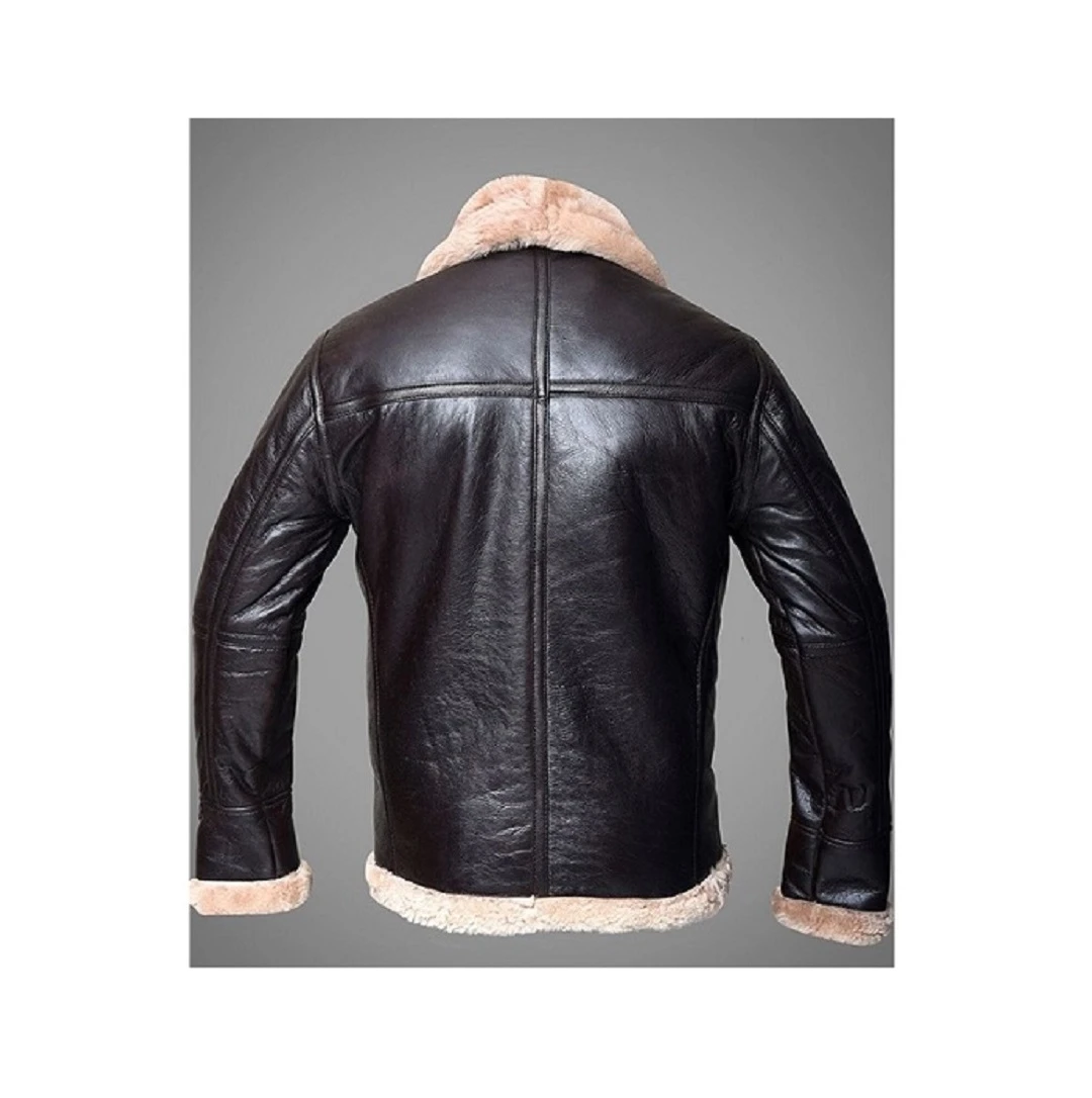 B3 Shearling Aviator Bomber Jacket 6 B3 Shearling Aviator Bomber Jacket - Image 4