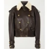 B3 Shearling-trimmed Leather Jacket 2 B3 Shearling-trimmed Leather Jacket -Us Military Jacket B3 Shearling trimmed Leather Jacket