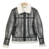 B3 Silver Bomber Shearling Jacket -Us Military Jacket B3 Silver Bomber Shearling Jacket