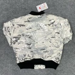 MA-1 Bomber Snow Camo Jacket -Us Military Jacket Back MA 1 Bomber Snow Camo Jacket