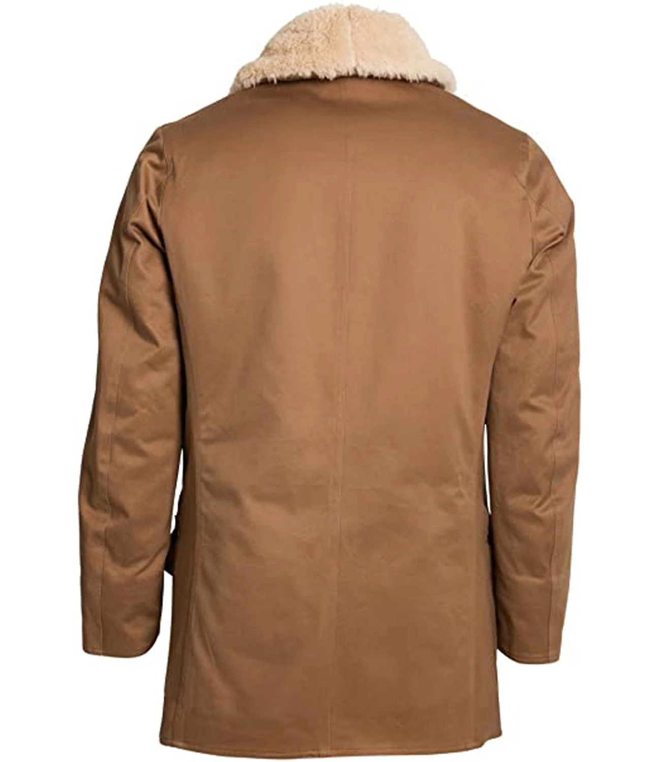 Men’s Cotton Shearling Pea Coat 4 Men’s Cotton Shearling Pea Coat - Image 2