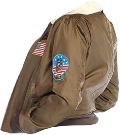 Us Military Jacket -Us Military Jacket Back Top Gun Pilot Aviator Jacket