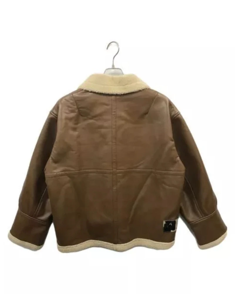Badway B-3 Brown Leather Flight Jacket 4 Badway B-3 Brown Leather Flight Jacket - Image 2