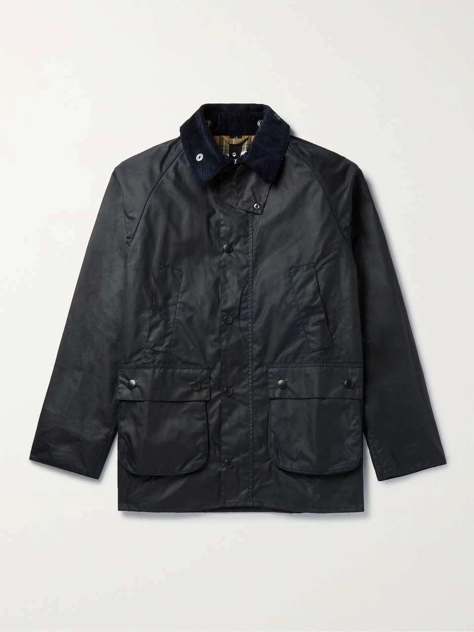 Bedale Corduroy-Trimmed Waxed-Cotton Jacket 3 Bedale Corduroy-Trimmed Waxed-Cotton Jacket